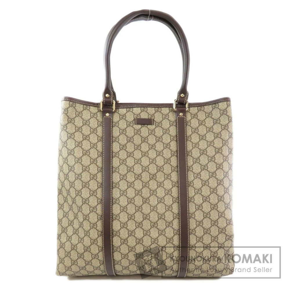Gucci GG Supreme Joy Tote Bag beige ebony Brown